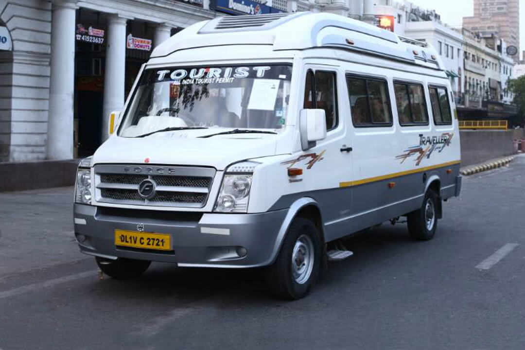 Tempo Traveller ac car with driver in Delhi NCR